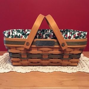🎄Longaberger 1996 Holiday Cheer Basket